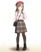 秋コーデゆかりちゃん