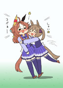 ファル子に捕まったリッキーちゃん