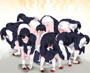 顔隠し ニコニコ静画 イラスト