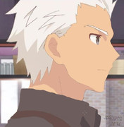 ふわとろオムライス調理中のアーチャー（衛宮ごはん11話5分46秒スクショ)2022.12.2投稿