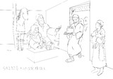 クリスマスイラスト　の　ラフ2