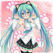 ネコミミツキヘッドセットミク