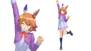 mmd フクキタル サンクルミエール学園制服 ウマ娘