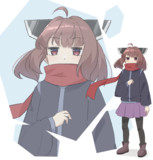 寒くなってきたのでマフラー