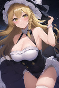 NovelAI生成の東方の魔理沙