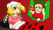 【第三回幻想コメント大賞】サンタの格好をしてプレゼントを渡そうとする隠岐奈