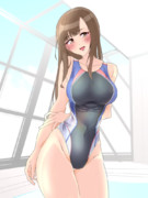 水本ゆかりの競泳水着