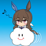 ふわふわ雲アヤベさん