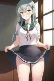 「なになに～？鈴谷のパンツそんなに見たいの～？」