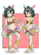 踊り子衣装のかばんちゃん