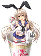 カップヌードルが好きすぎる島風さん