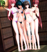 【今日のミクお姉さん】お姉さん達で寄り添い合うの…♡