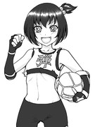 炎の闘球女ドッジ弾子 - ニコニコ静画 (イラスト)