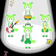 【GIF】ずんだもん合奏【ドット絵】