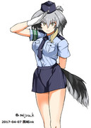 婦警ハシビロコウ