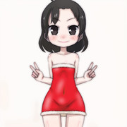 子供でもサンタコスでサンタさんになれるんだよ