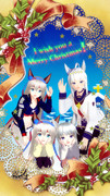 【クリスマスカード】楽しいXmasを皆さんへ（シングレver）