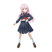 【フリゲ素材】有栖川白兎のセーラー服姿全身絵_原寸サイズ