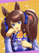 トーセンジョーダンとよそ様のフクちゃん