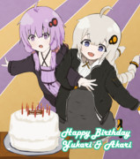 ゆかあか誕生日絵