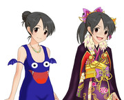 【衣装差分】矢口美羽 ドラキー風と天魔降臨＋【配布告知】