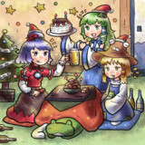 守矢神社のクリスマス