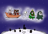 クリスマスイブの空