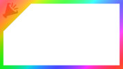 【APNG / クリック推奨】ニコニ広告 サムネイル装飾（虹枠）