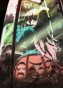 電話ボックスにて