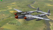 湖北高校の第58航空隊のP-38
