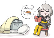 カレーを一晩寝かすあかりちゃん