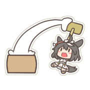 【gif】餅つきキタちゃん