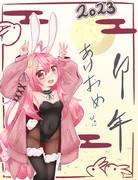 あけましたぴょん