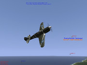 湖北高校の三ケ日戦闘機飛行隊のP-40