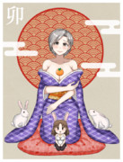 卯年 - 千歳のかがみもちち