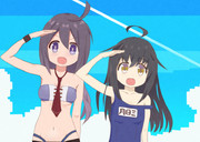 おにまい風味の有明ちゃんと三日月ちゃん♪