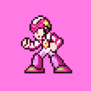 ドット絵 「キュアグレース」ロックマンX(SFC)風