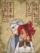 【壁画】逃げたら一つ、進めば二つ