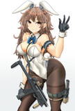あけおめ白バニー