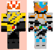 マイクラスキン　ギーツ　パワードビルダー/タイクーン　コマンド　ジェット