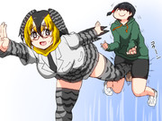 通常攻撃の時の後ろ足で蹴られたい