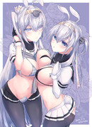 逆バニーお冬さん＆涼月