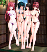 【今日のミクお姉さん】ふとももさんを すりすり…♡