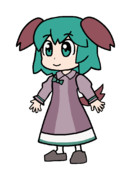 172 ぴちゅーん響子【東方Project 立ち絵素材 PNG】