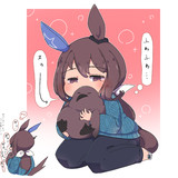 ペンギンのヒナ吸い