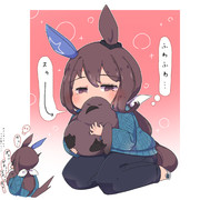 ペンギンのヒナ吸い