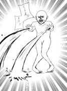 内股で滝のような手汗を放出するも出力がいまひとつな異能力者