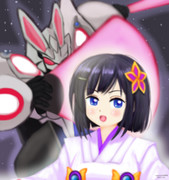 【フユ生誕祝】フユと雪月梅兎！