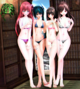 【今日のミクお姉さん】ふとももさんを ぱふぱふぅ…♡