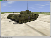 湖北高校のチャーチル歩兵戦車